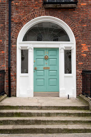 Georgian front door in Dublin, Ireland