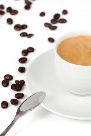 Close up of a cup of coffeeの写真素材