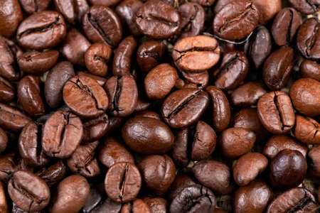 Coffee beans backgroundの写真素材