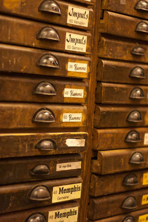 Historic Print Fontsの写真素材