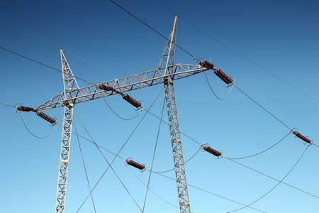  High Voltage Power Linesの写真素材