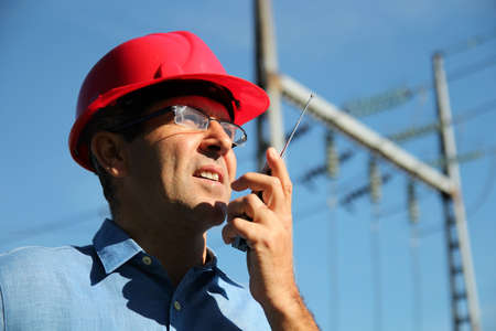 Electrical Engineer At Work