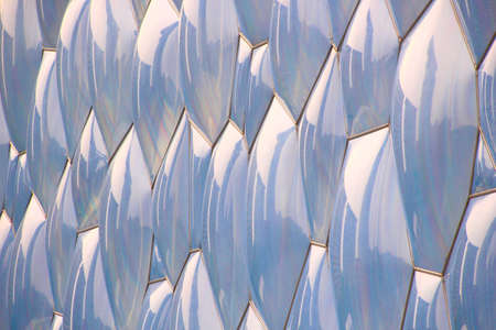 Close-up of the facade of a building made with bubblesの写真素材