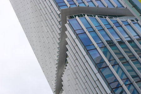 Skyscraper closeup, architecture. Chicagoの写真素材