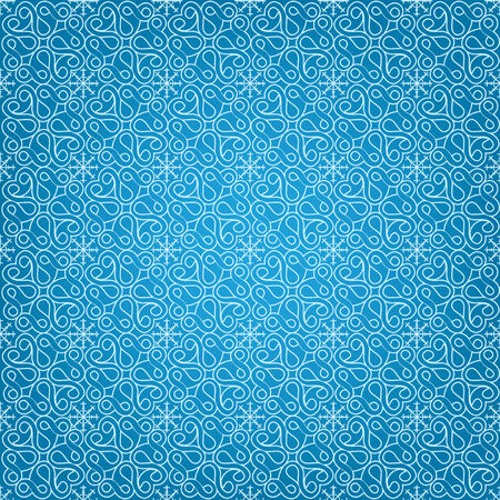Beautiful Christmas seamless patternのイラスト素材