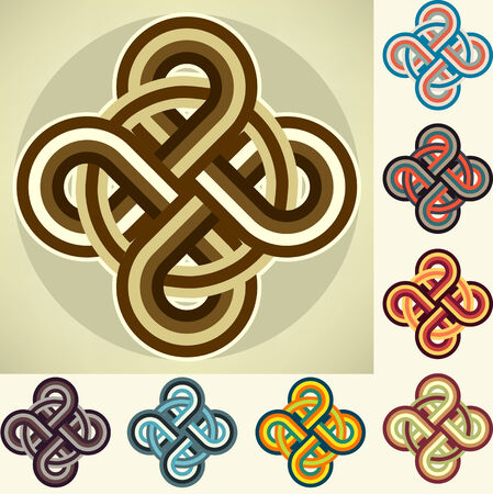 Element of oriental ornamentのイラスト素材