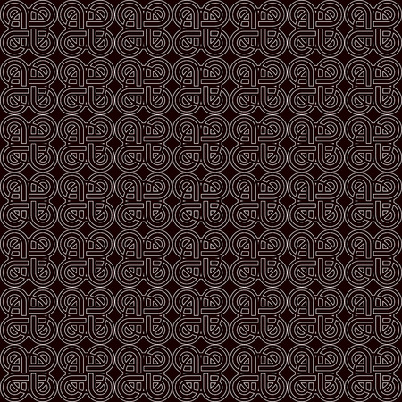 Seamless Arabic pattern. Styling. Black and white designのイラスト素材