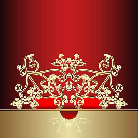 Luxury card with fantasy pattern.のイラスト素材