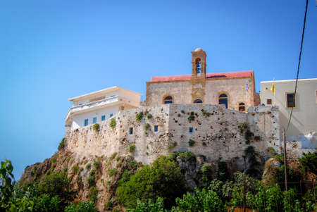 old orthodox monastery in CreteGreeceの写真素材