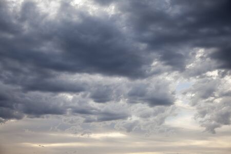 Late afternoon stormy cloudscape.
