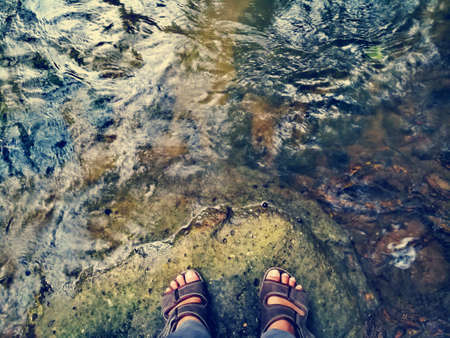 I'm still here waiting for you.の写真素材