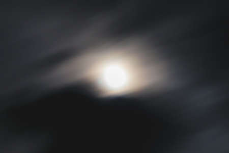 Background image of the night moon light is blurred.
