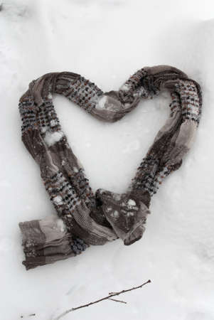 scarf on snow