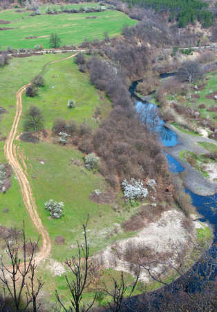 view over the small river