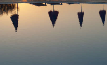 Water mirrorの写真素材