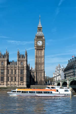 London Big Ben in a sunny day