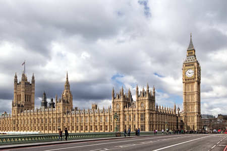 The Clock Tower, named in tribute to Queen Elizabeth II in her Diamond Jubilee, more popularly known as Big Ben の写真素材