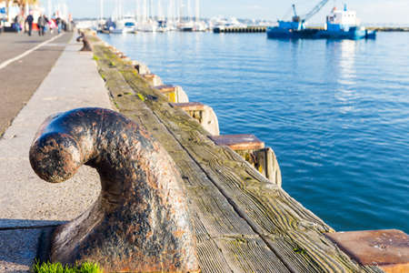 Bollard on a pier or quay