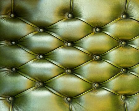 Natural green leather texture. Close up.の写真素材