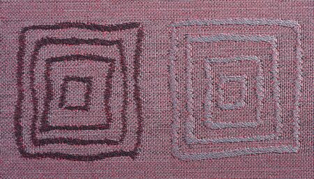 Qualitative red fabric texture. Abctract background. Close up.