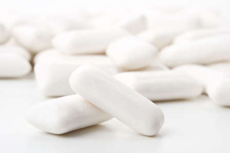 Abstract background from chewing gum. Close up.の写真素材