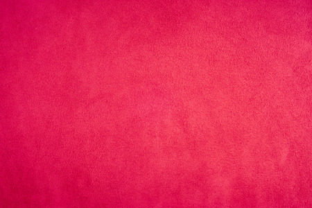 Red Suede Leather Fabric Background Patternの写真素材