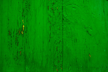 old wooden wall, green backgroundの写真素材