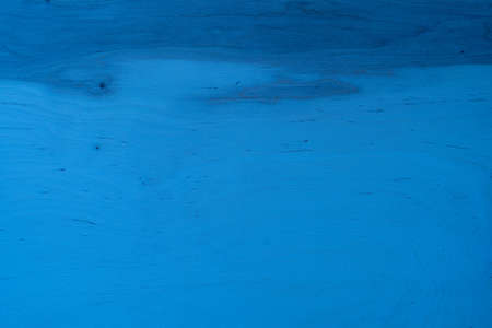 Blue wood texture background. wood painted with blue paint. Top view.の写真素材