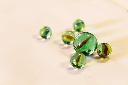 several marblesの写真素材