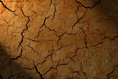 The crack on the wall close-up  の写真素材