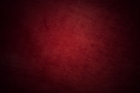 Natural qualitative red leather texture. Close up.の写真素材