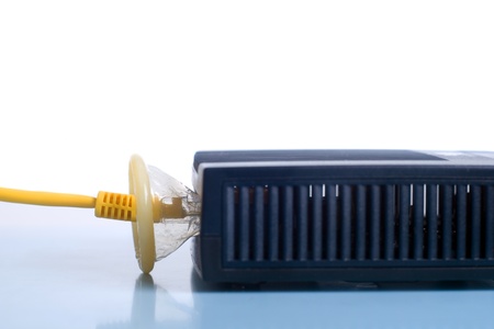 concept of safety internet connection