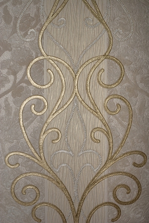 vintage golden floral of wallpaper