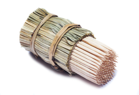 toothpicks  wrap in bambbo grass
