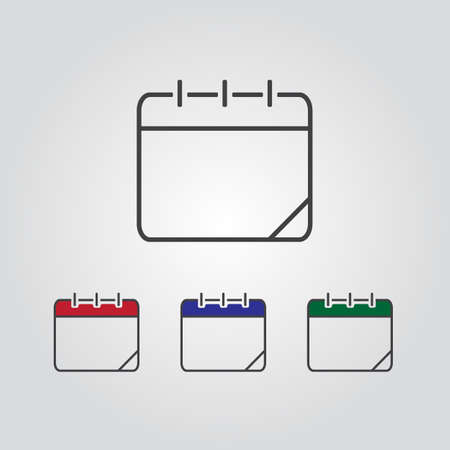 Calendar icon, vector illustration. Calendar Date.のイラスト素材