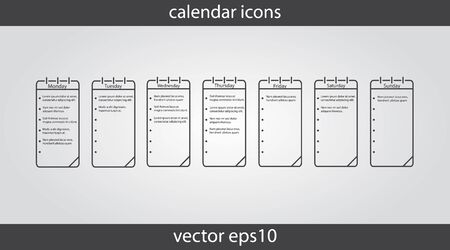 Calendar icon, vector illustration. Calendar Date.のイラスト素材