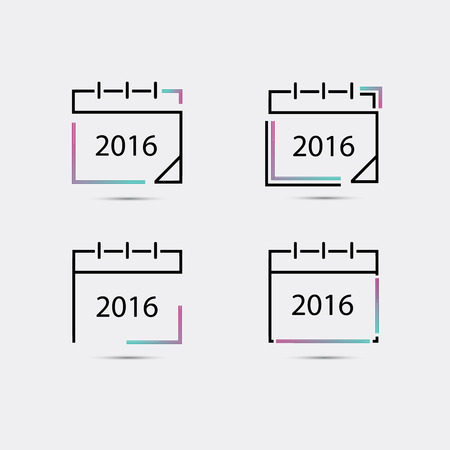 Calendar icon, vector eps10 illustration.のイラスト素材