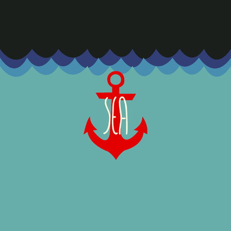 Anchor Vector Backgroundのイラスト素材