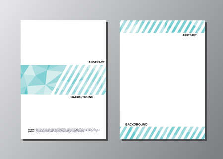 Abstract vector polygonal background templateのイラスト素材