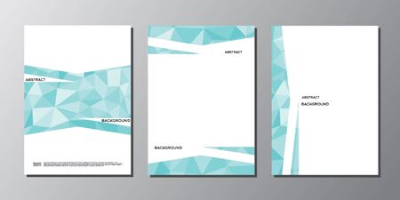 Abstract vector polygonal background templateのイラスト素材