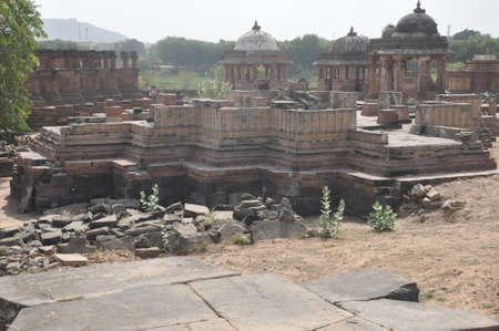 Ancient Indian Architecture, Ancient Design, Ancient Wall Pattern, Ancient Hindu Architectureの写真素材