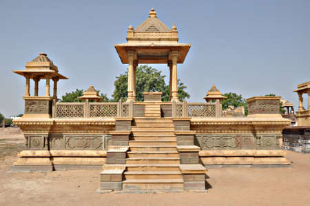 Ancient Indian Architecture. antique ancient archeology of asia india.の写真素材