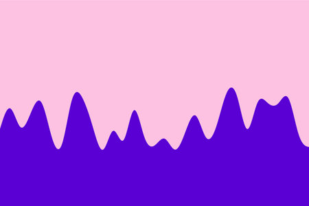 Abstract Water wave vector illustration design background