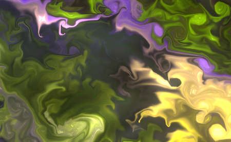 Fluid Art. Abstract colorful background, wallpaper, texture. Mixing paints. Modern art. Marble...