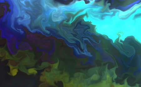Fluid Art. Abstract colorful background, wallpaper, texture. Mixing paints. Modern art. Marble...