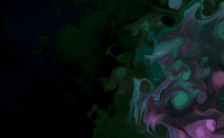 Fluid art texture. Background with abstract swirling paint effect. Liquid acrylic artwork with...