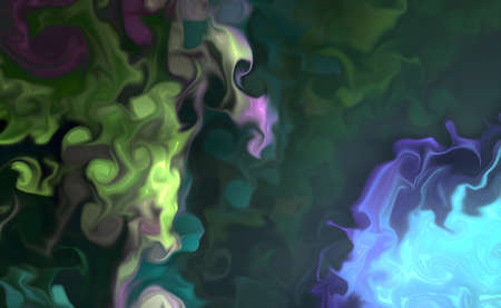 Beautiful abstract ART background - random free mixing of paints in technique of liquid acrylic....