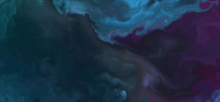 Natural luxury abstract fluid art painting in alcohol ink technique.