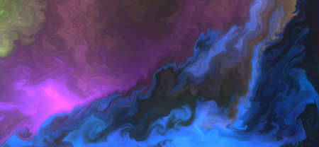 Natural luxury abstract fluid art painting in alcohol ink technique.