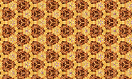 Digital textile design motif with geometrical seamless and ethnic style decoration for textile...